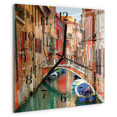 Square wall clock Venice