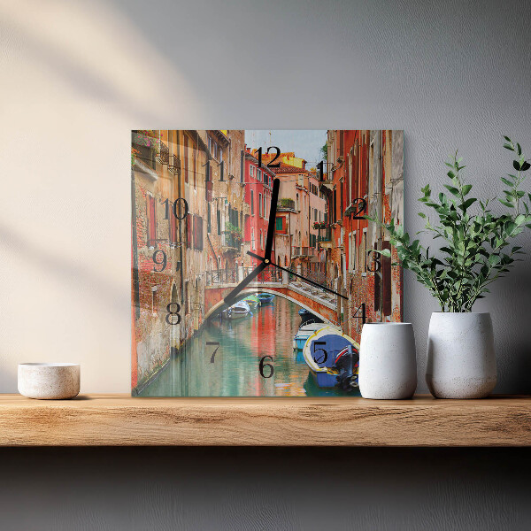 Square wall clock Venice