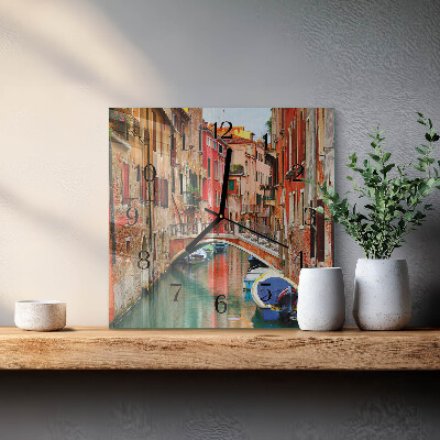 Square wall clock Venice