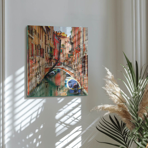 Square wall clock Venice