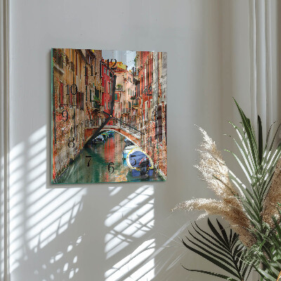 Square wall clock Venice