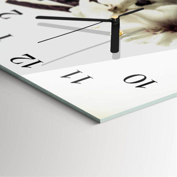 Square wall clock Vanilla