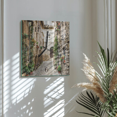 Square wall clock Avenue