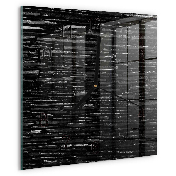 Square wall clock Stones