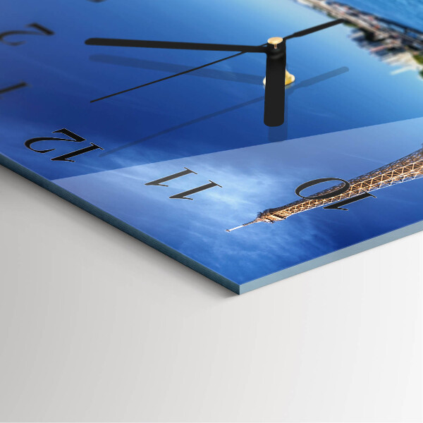 Square wall clock The Sky of Paris