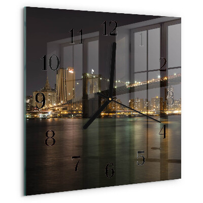 Square wall clock Horizon
