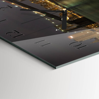 Square wall clock Horizon