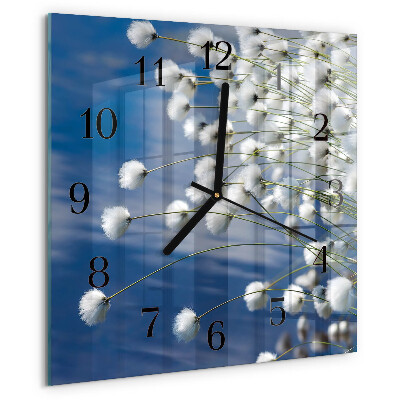 Square wall clock Cotton