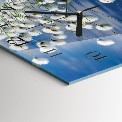 Square wall clock Cotton