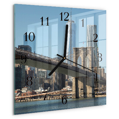 Square wall clock Horizon