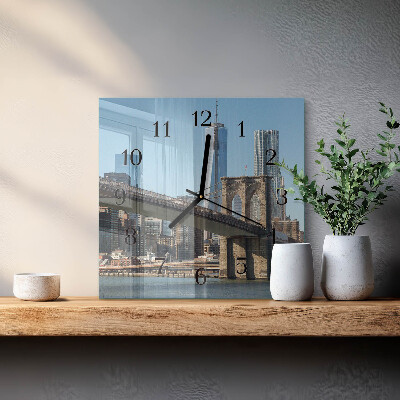 Square wall clock Horizon