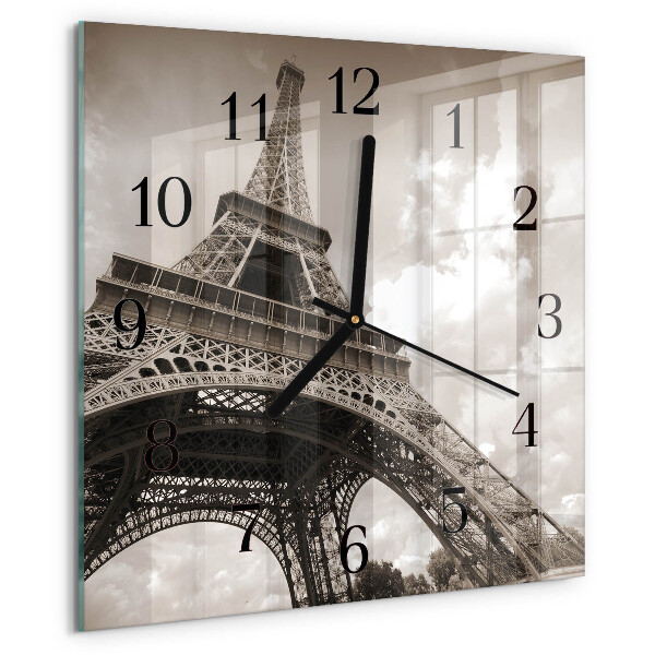 Square wall clock Paris