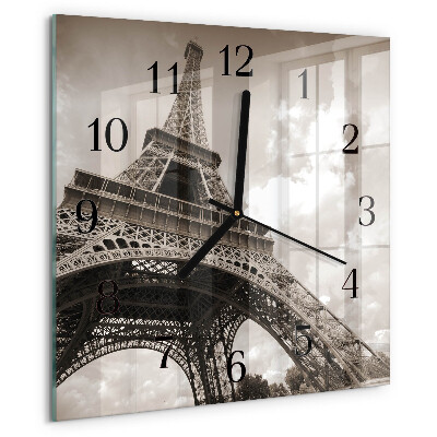 Square wall clock Paris