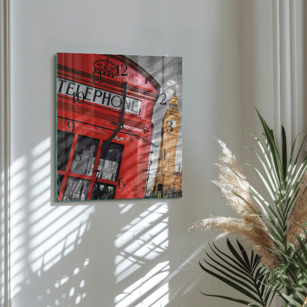 Square wall clock London