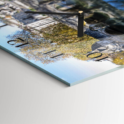 Square wall clock Bridge