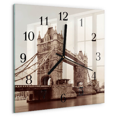 Square wall clock Horizon