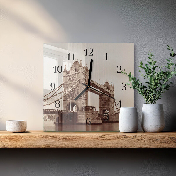 Square wall clock Horizon