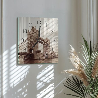 Square wall clock Horizon
