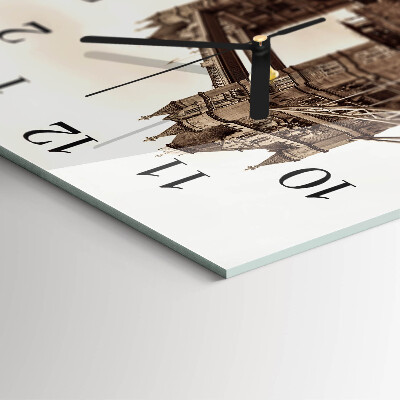 Square wall clock Horizon