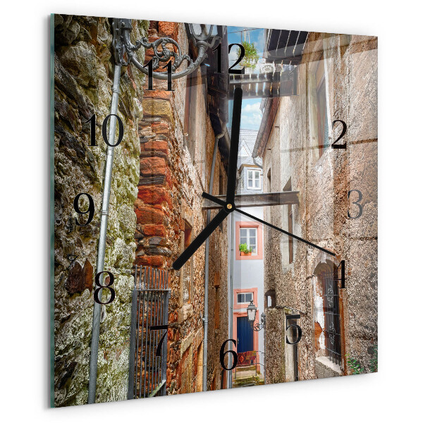 Square wall clock Avenue