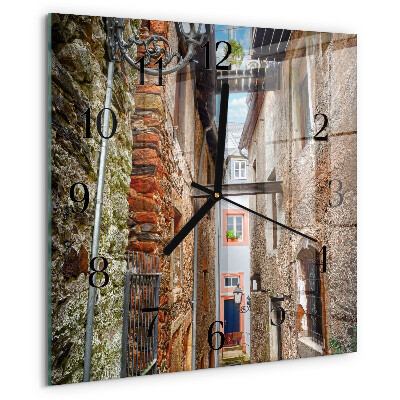 Square wall clock Avenue