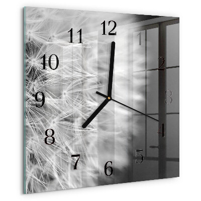 Square wall clock Dandelion