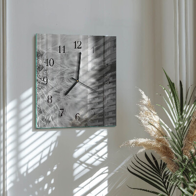 Square wall clock Dandelion