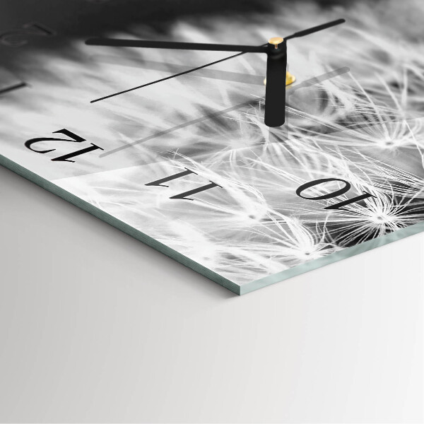 Square wall clock Dandelion