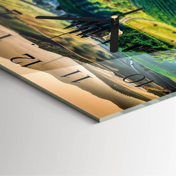 Square wall clock Landscape