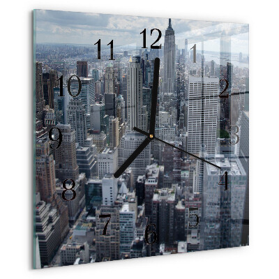 Square wall clock Horizon