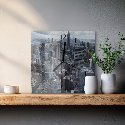 Square wall clock Horizon