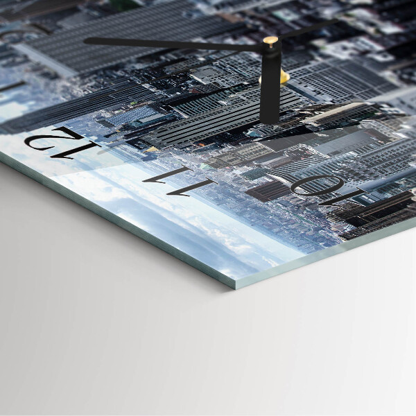 Square wall clock Horizon