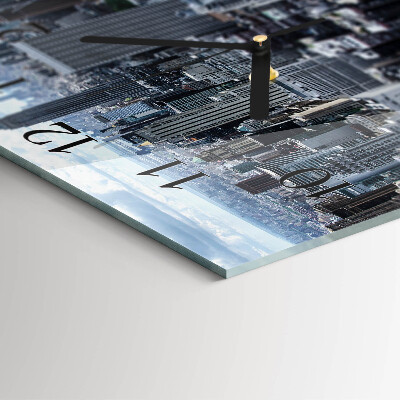 Square wall clock Horizon