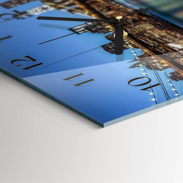 Square wall clock Horizon