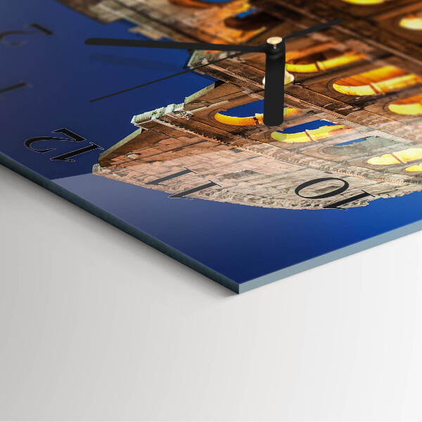 Square wall clock Colosseum