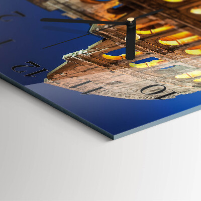 Square wall clock Colosseum
