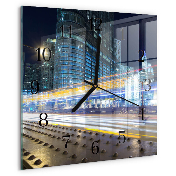Square wall clock Horizon