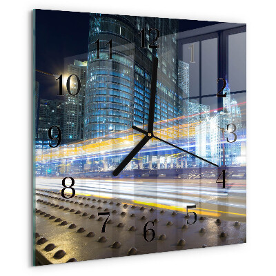 Square wall clock Horizon