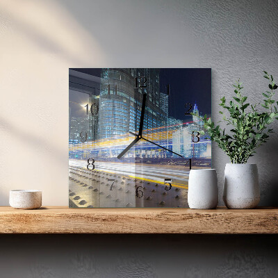 Square wall clock Horizon