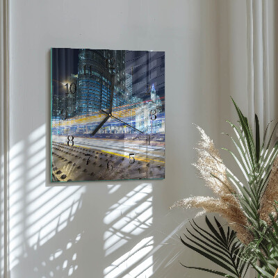 Square wall clock Horizon