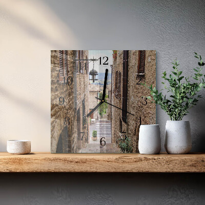 Square wall clock Avenue