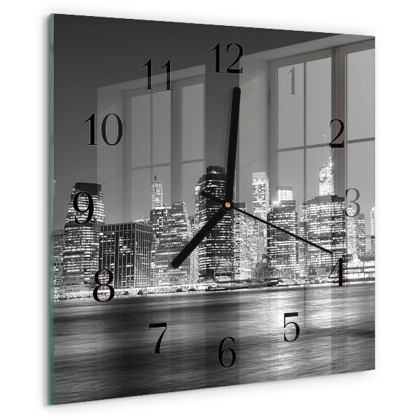 Square wall clock Horizon