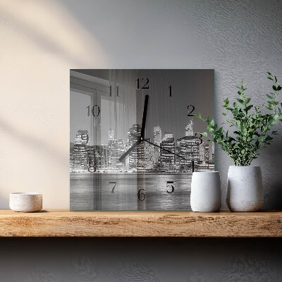 Square wall clock Horizon