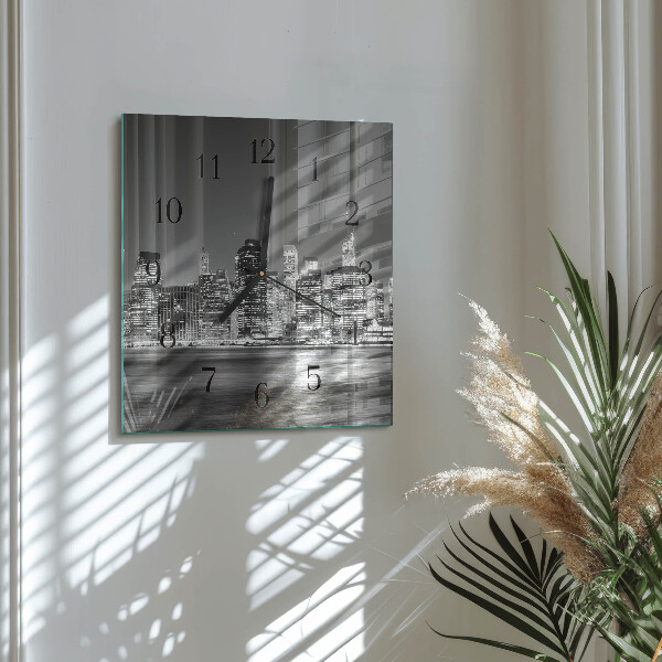 Square wall clock Horizon