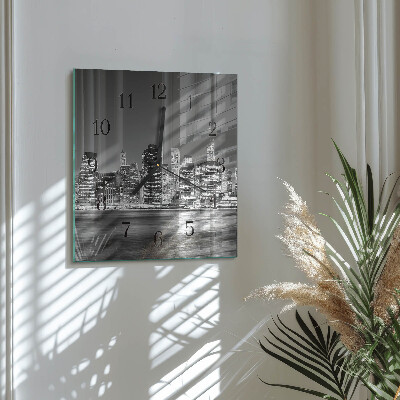 Square wall clock Horizon