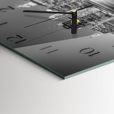 Square wall clock Horizon