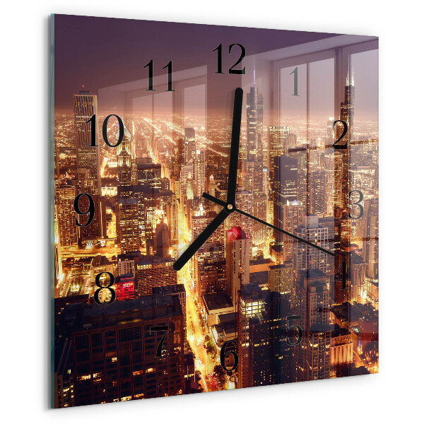 Square wall clock Horizon