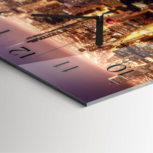 Square wall clock Horizon