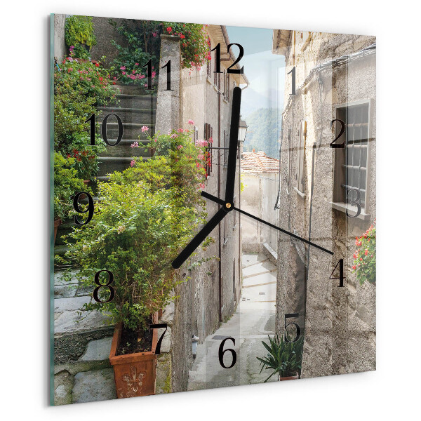 Square wall clock Greece