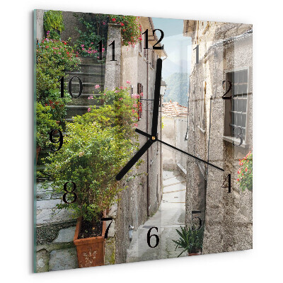 Square wall clock Greece